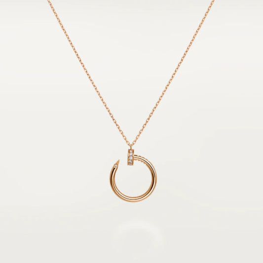 [Renovia Jewelry]JUSTE NECKLACE PINK GOLD