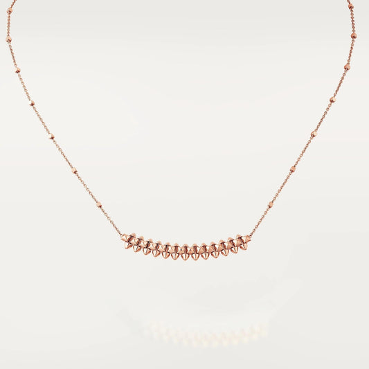 [Renovia Jewelry]CLASH PINK GOLD NECKLACE
