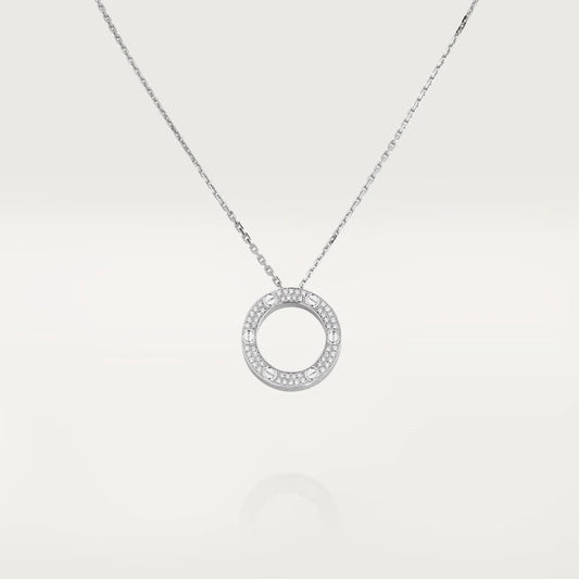 [Renovia Jewelry]LOVE NECKLACE ADJUSTABLE SILVER